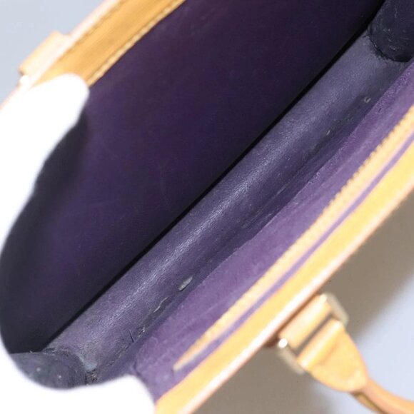 LOUIS VUITTON Epi Sac Plat Hand Bag Yellow M52079 LV Auth BA897 - Picture 14 of 16